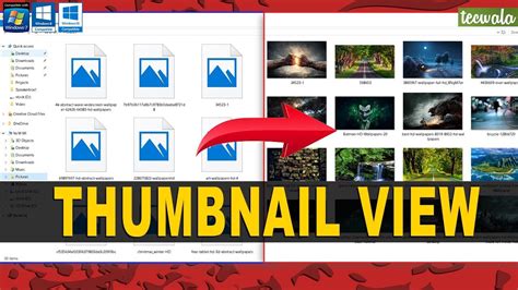 how to view thumbnails
