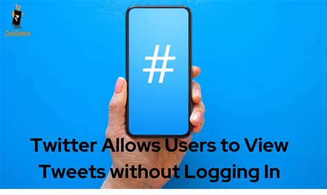 how to view tweets without logging in