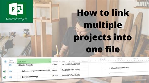 how to view two projects in microsoft project