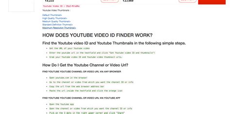 how to view youtube thumbnail image in high resolution