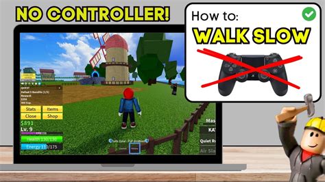how to walk slow in roblox pc without controller reddit
