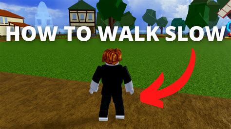 how to walk slowly on roblox mac