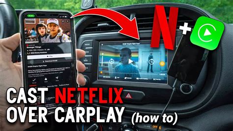 how to watch netflix on apple carplay while driving