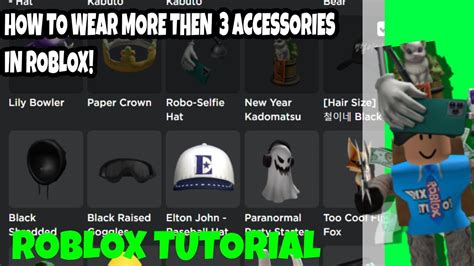 how to wear more accessories in roblox mobile