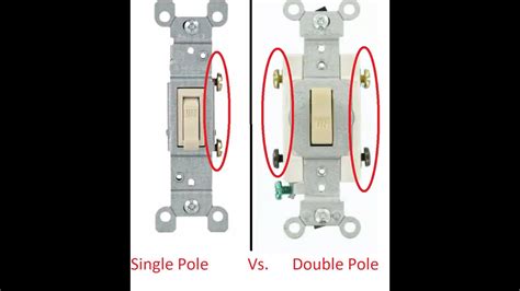 how to wire a double pole light switch