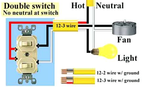 how to wire a double pole light switch with one power source