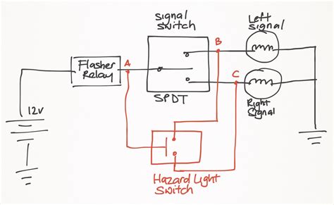 how to wire a hazard light switch