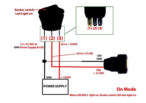how to wire a led light bar to a toggle switch