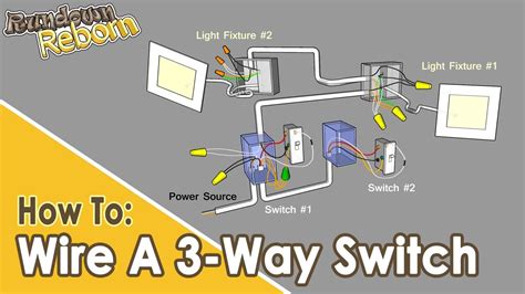 how to wire a led light switch with 3 wires