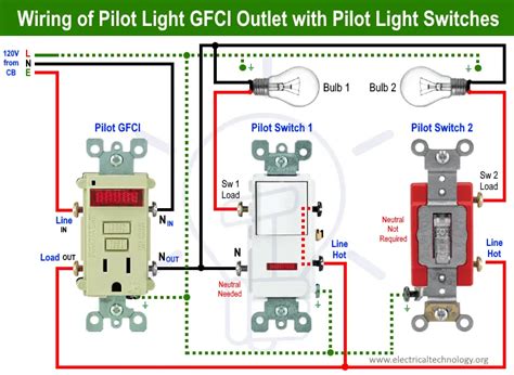 how to wire a pilot light switch diagram