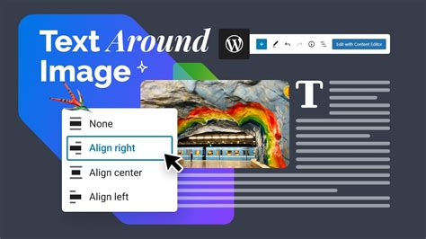 how to wrap text around photo in wordpress