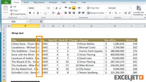 how to wrap text in a cell excel