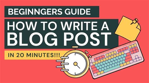 how to write a blog post for beginners