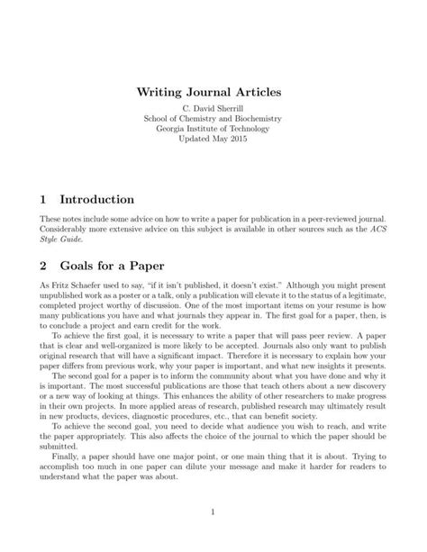 how to write a book in journal format