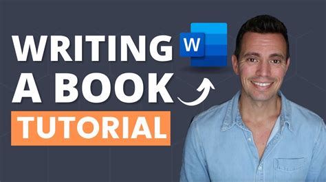 how to write a book in ms word