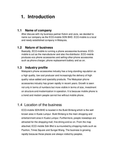how to write a business proposal introduction