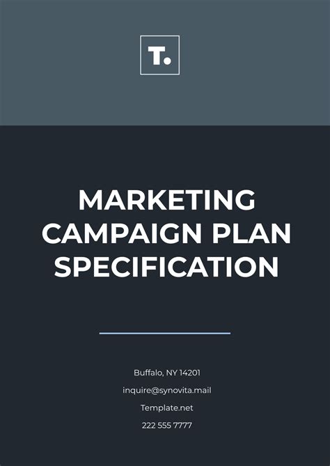 how to write a campaign plan