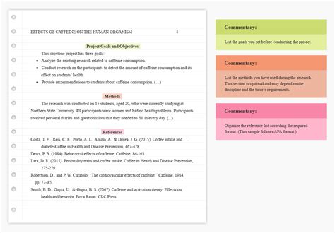 how to write a capstone project paper