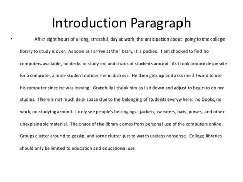 how to write a college essay introduction