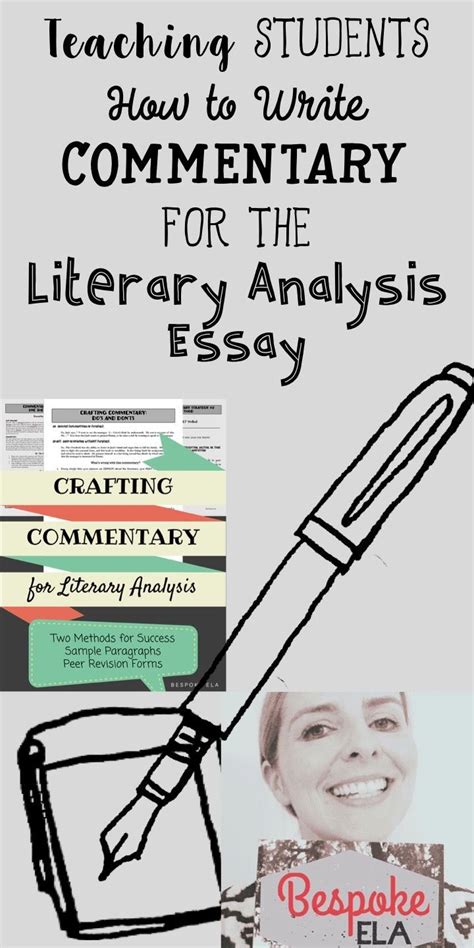 how to write a commentary