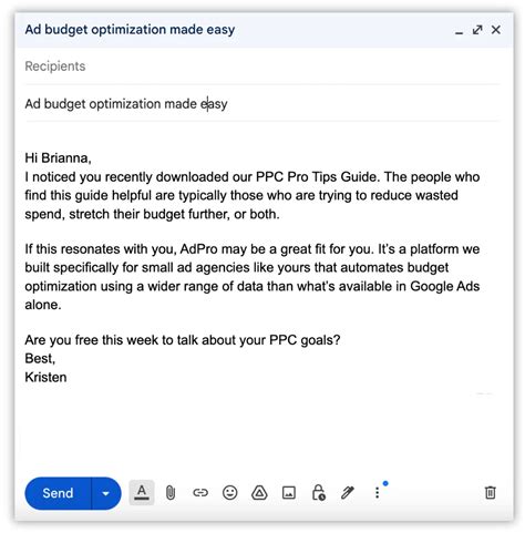 how to write a company introduction email