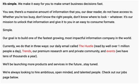 how to write a copywriting sample