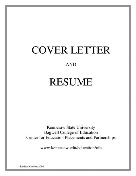 how to write a cover page for a cv