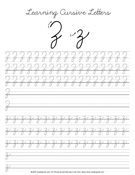 how to write a cursive writing a to z