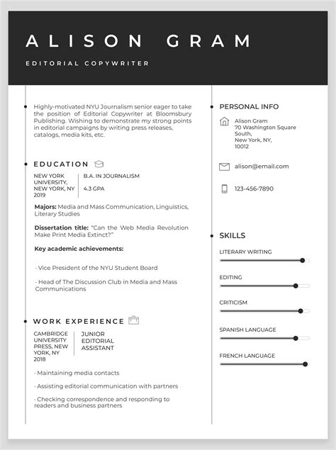how to write a cv cover text