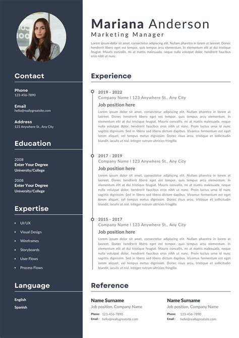 how to write a cv in word