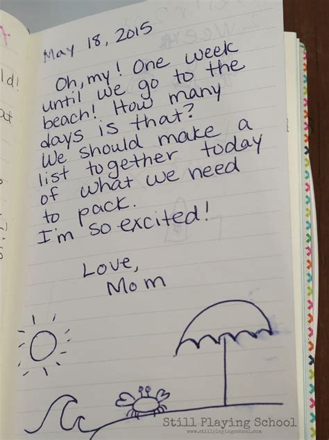 how to write a diary writing for students