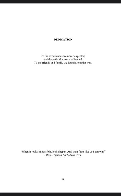 how to write a dissertation dedication