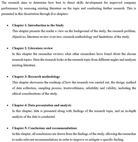 how to write a dissertation structure