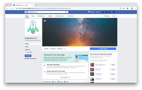 how to write a facebook page description
