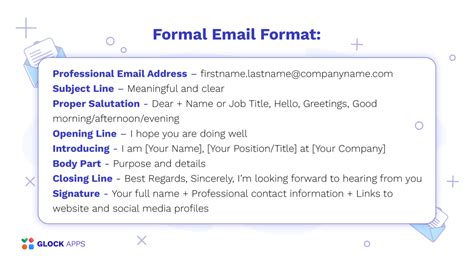 how to write a formal email writing