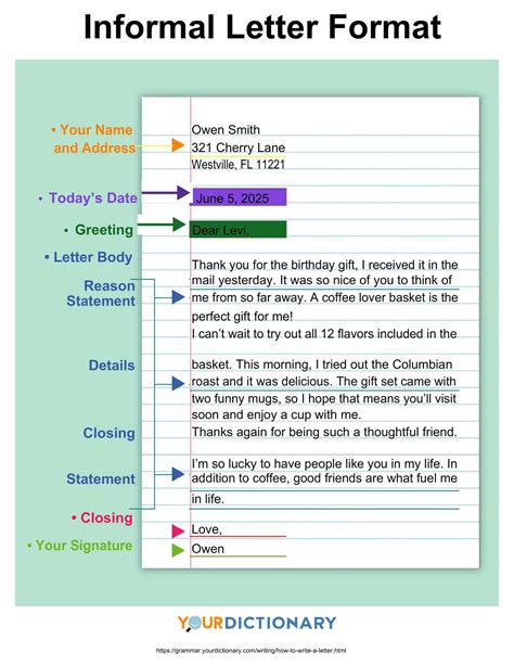 how to write a formal letter informal