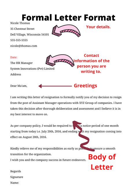 how to write a formal letter to an author