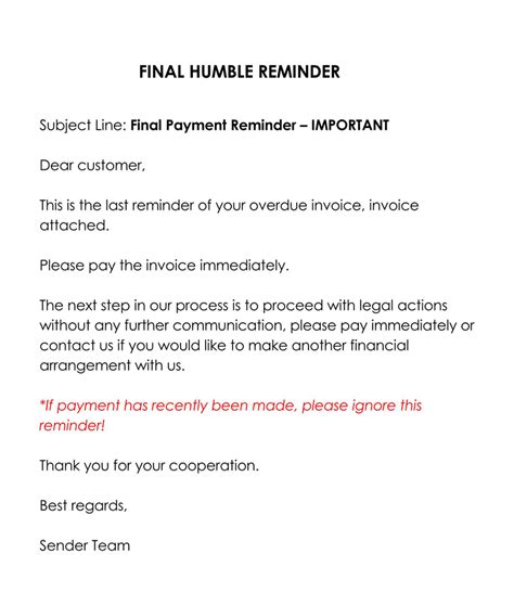 how to write a friendly reminder email sample