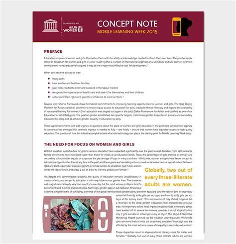 how to write a good concept note
