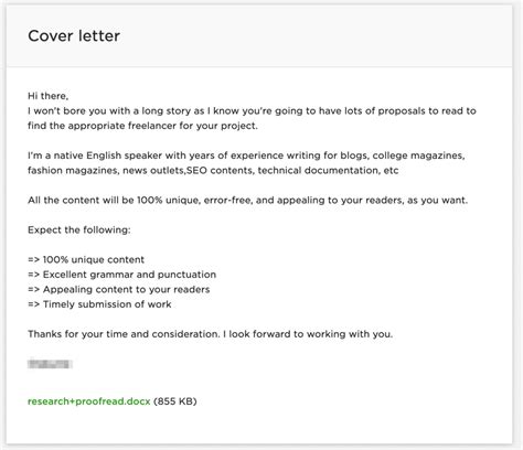 how to write a good proposal on upwork
