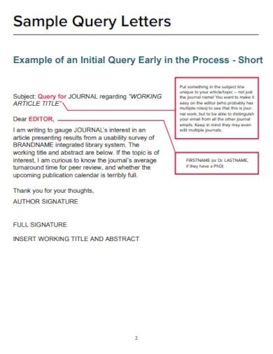 how to write a great query letter