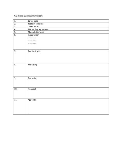 how to write a guideline document template