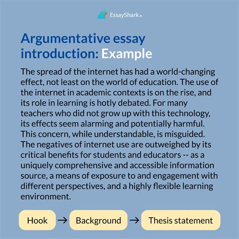 how to write a intro paragraph for an argumentative essay