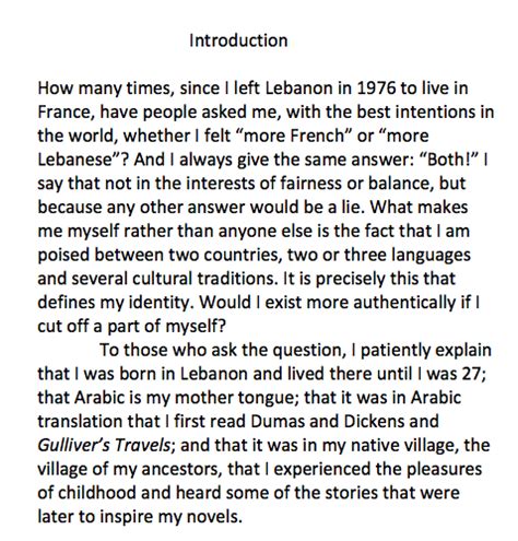 how to write a introduction for a book report