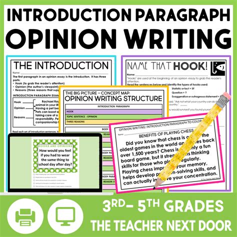 how to write a introduction paragraph for an opinion essay