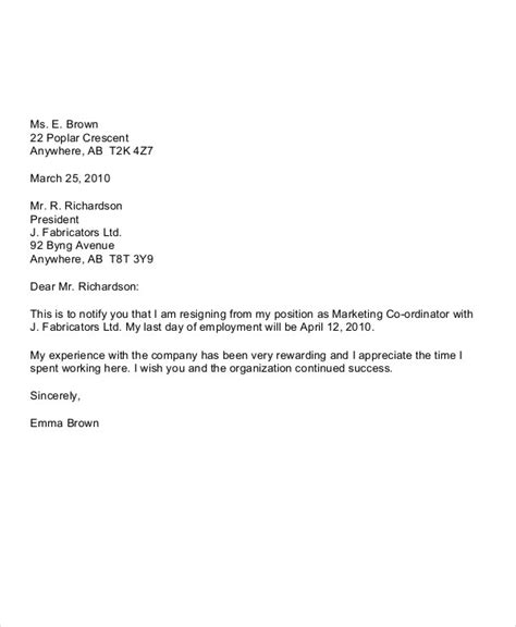 how to write a leaving notice for work
