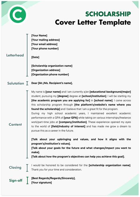 how to write a letter for scholarship in college