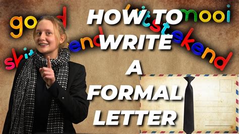 how to write a letter in a narrative