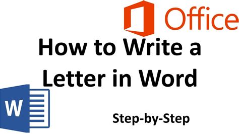 how to write a letter in microsoft word 2010