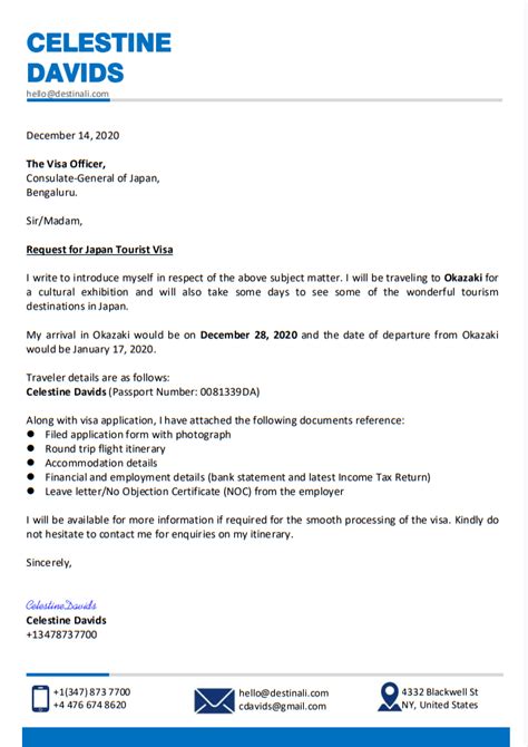 how to write a letter of introduction from employer for embassy